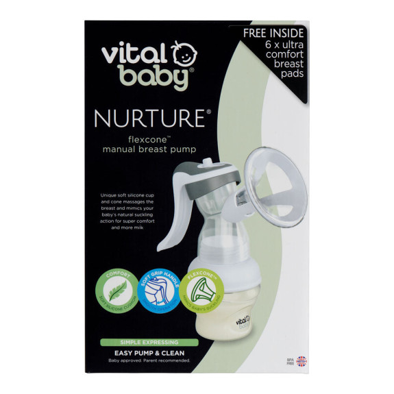 Vital baby NURTURE flexcone™ manual breast pump